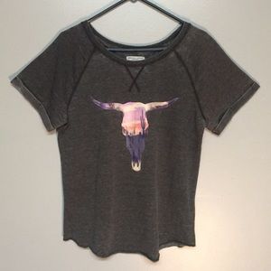 Desert skull t-shirt ⭐️Only worn once⭐️